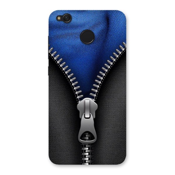 Blue Zipper Back Case for Redmi 4
