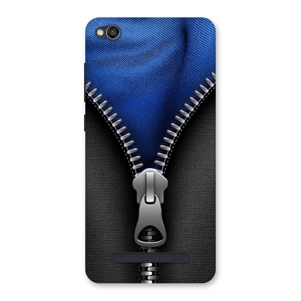 Blue Zipper Back Case for Redmi 4A