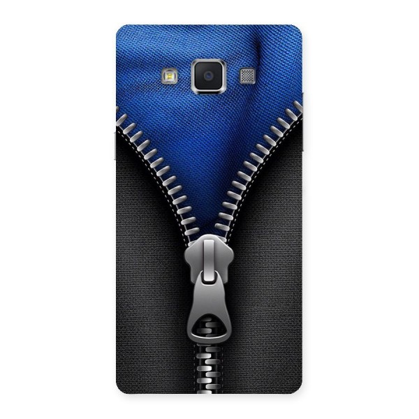 Blue Zipper Back Case for Samsung Galaxy A5