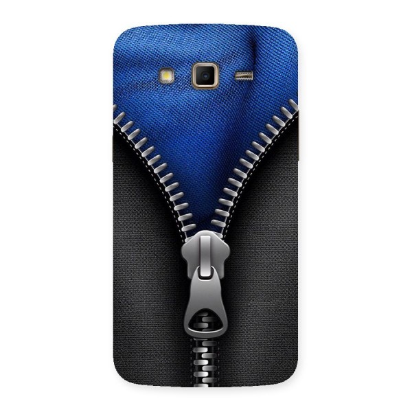 Blue Zipper Back Case for Samsung Galaxy Grand 2