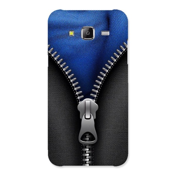 Blue Zipper Back Case for Samsung Galaxy J2 Prime
