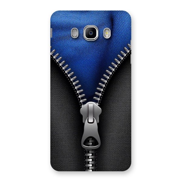 Blue Zipper Back Case for Samsung Galaxy J5 2016