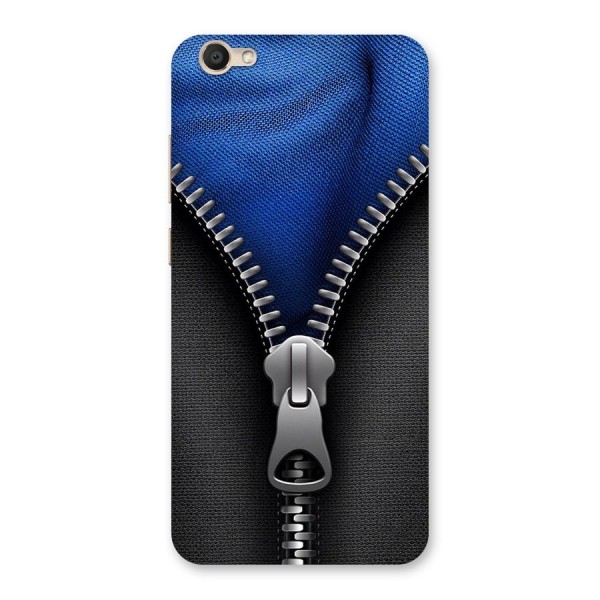 Blue Zipper Back Case for Vivo Y67