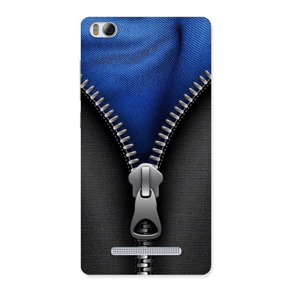 Blue Zipper Back Case for Xiaomi Mi4i