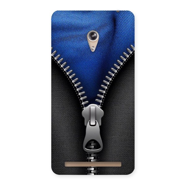 Blue Zipper Back Case for Zenfone 6