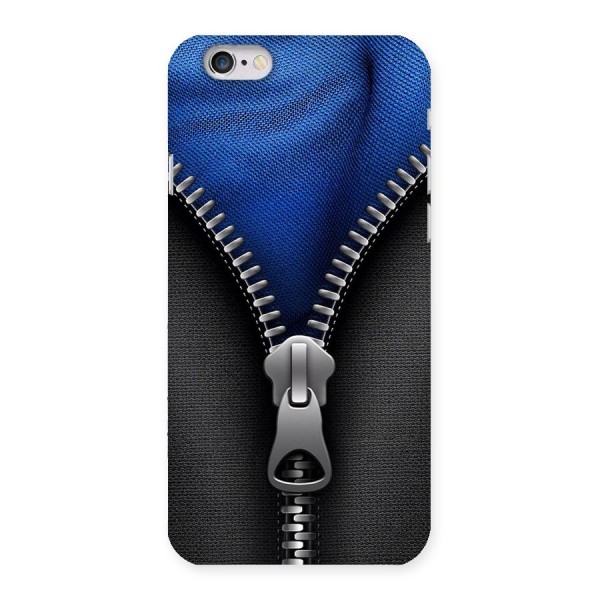 Blue Zipper Back Case for iPhone 6 6S