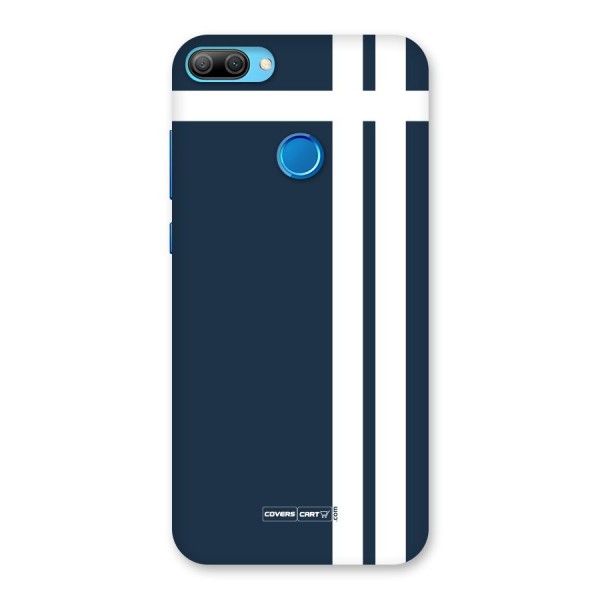 Blue and White Back Case for Honor 9N