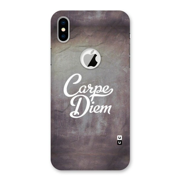 Board Diem Back Case for iPhone X Logo Cut