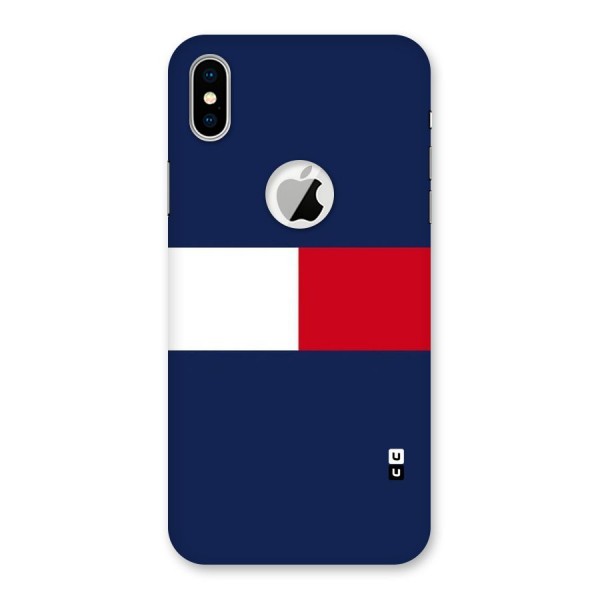 Bold Colours Back Case for iPhone XS Logo Cut