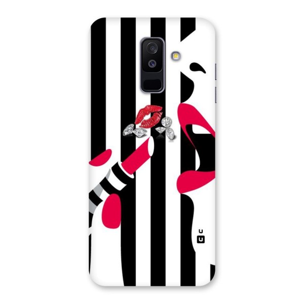 Bold Woman Back Case for Galaxy A6 Plus