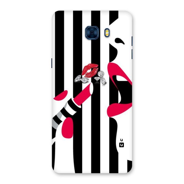 Bold Woman Back Case for Galaxy C7 Pro