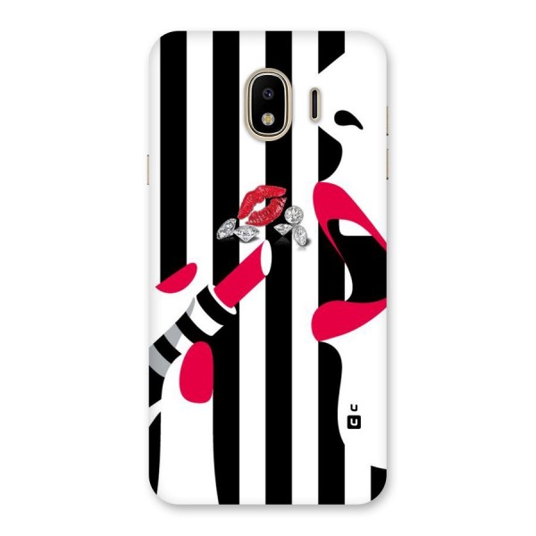 Bold Woman Back Case for Galaxy J4