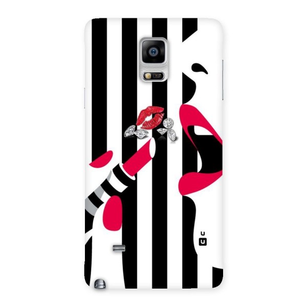 Bold Woman Back Case for Galaxy Note 4