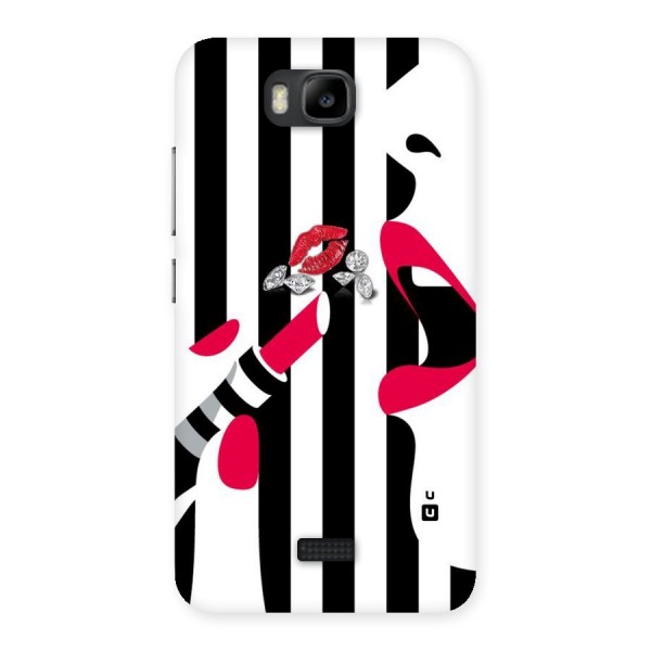Bold Woman Back Case for Honor Bee