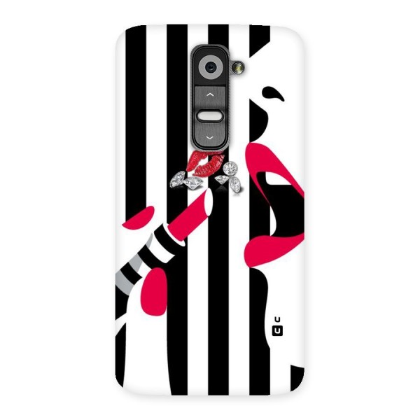 Bold Woman Back Case for LG G2