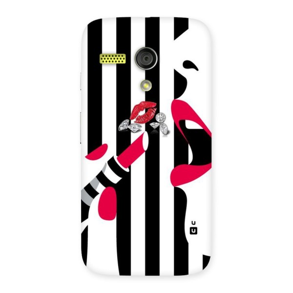 Bold Woman Back Case for Moto G