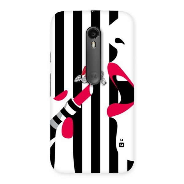 Bold Woman Back Case for Moto G3