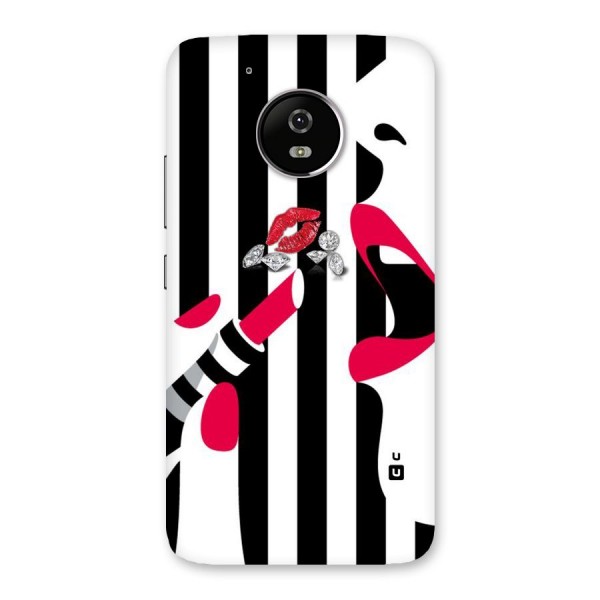 Bold Woman Back Case for Moto G5