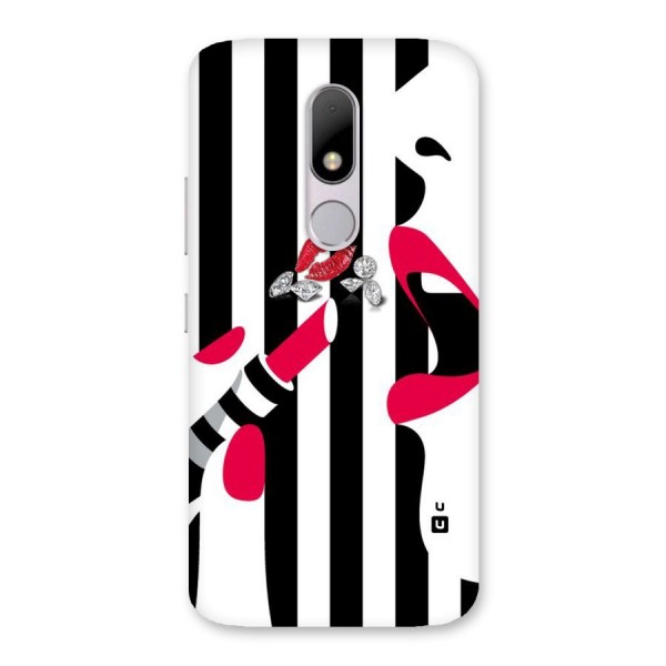 Bold Woman Back Case for Moto M