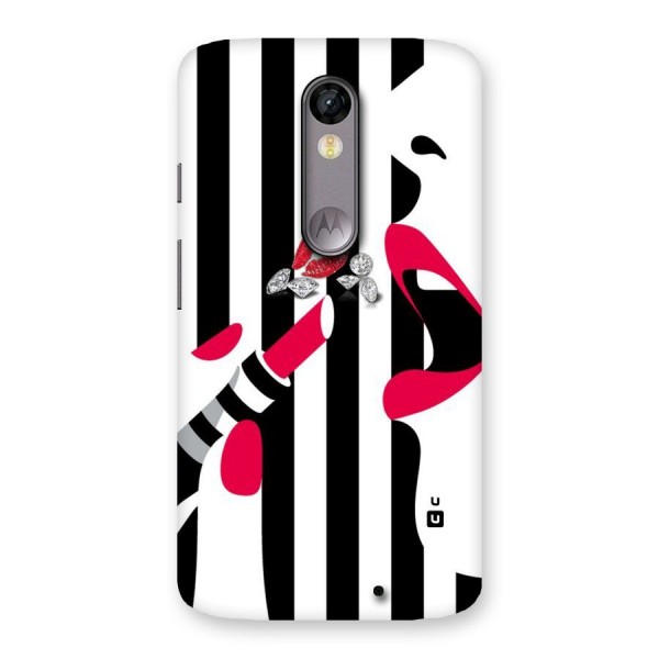 Bold Woman Back Case for Moto X Force