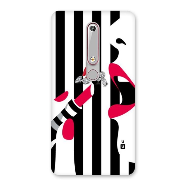 Bold Woman Back Case for Nokia 6.1