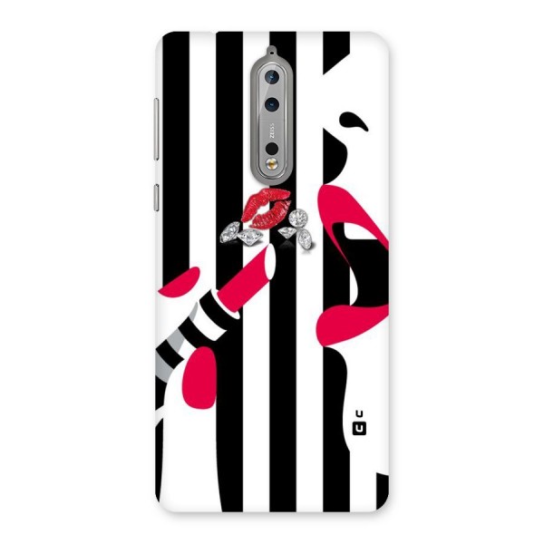 Bold Woman Back Case for Nokia 8