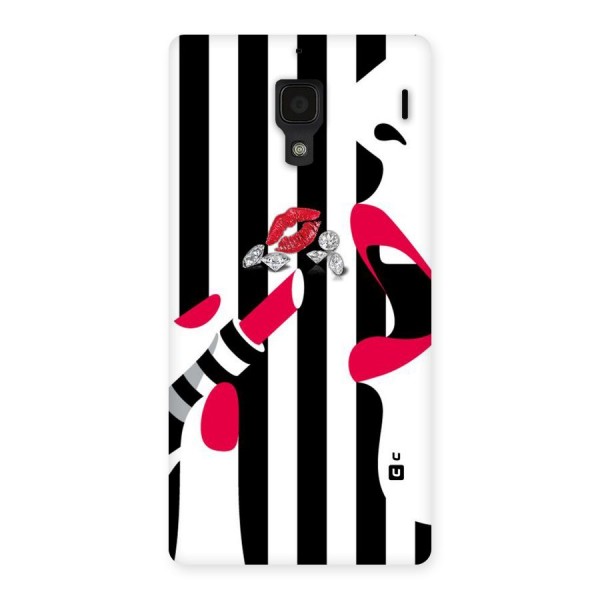 Bold Woman Back Case for Redmi 1S