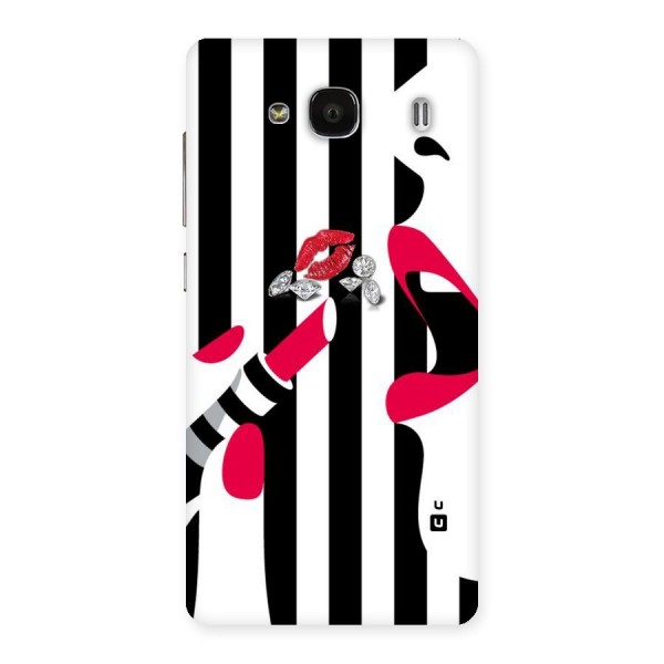 Bold Woman Back Case for Redmi 2