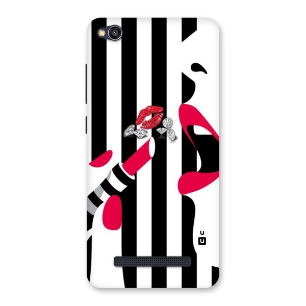 Bold Woman Back Case for Redmi 4A