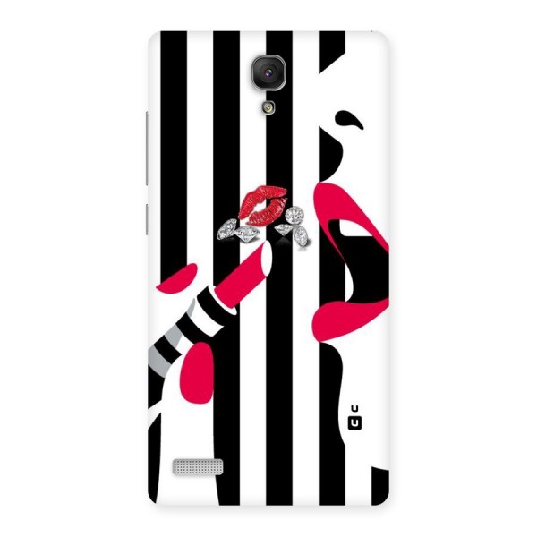 Bold Woman Back Case for Redmi Note