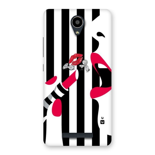 Bold Woman Back Case for Redmi Note 2