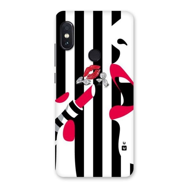 Bold Woman Back Case for Redmi Note 5 Pro