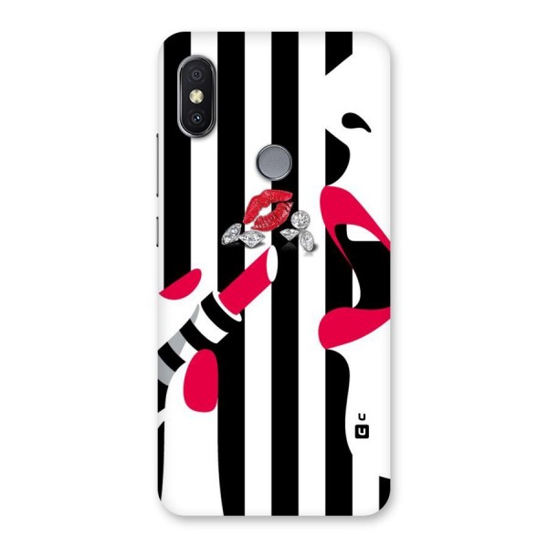 Bold Woman Back Case for Redmi Y2