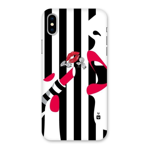 Bold Woman Back Case for iPhone X