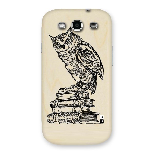 Book Owl Back Case for Galaxy S3