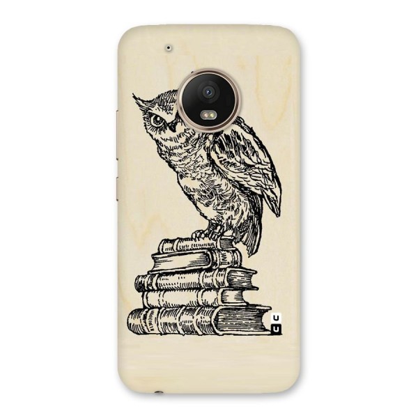 Book Owl Back Case for Moto G5 Plus