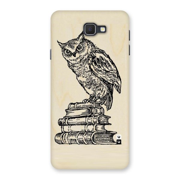 Book Owl Back Case for Samsung Galaxy J7 Prime