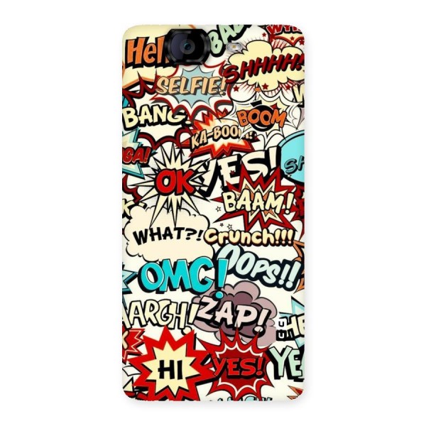 Boom Zap Back Case for Canvas Knight A350