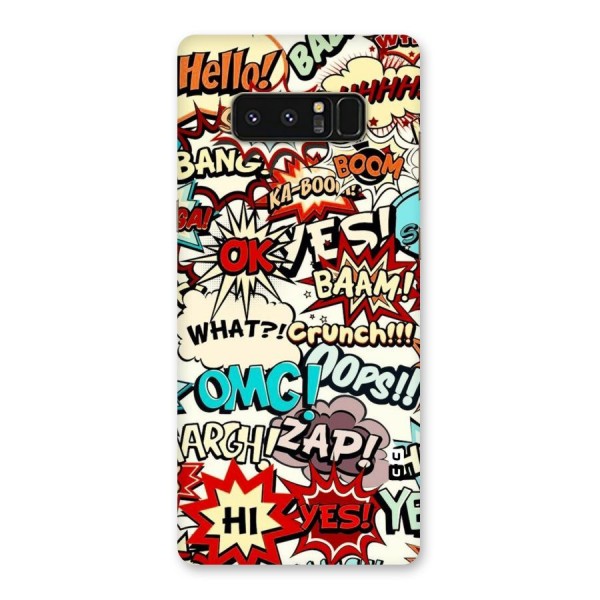 Boom Zap Back Case for Galaxy Note 8