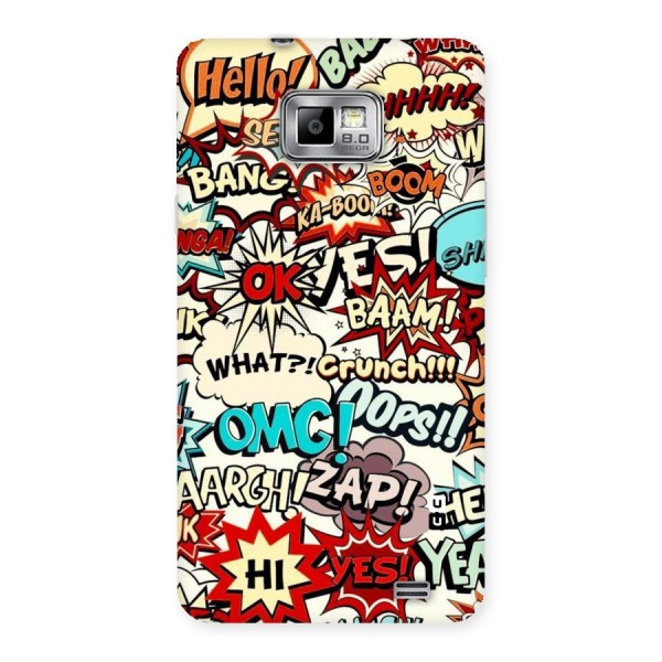 Boom Zap Back Case for Galaxy S2