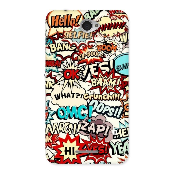 Boom Zap Back Case for Sony Xperia E4