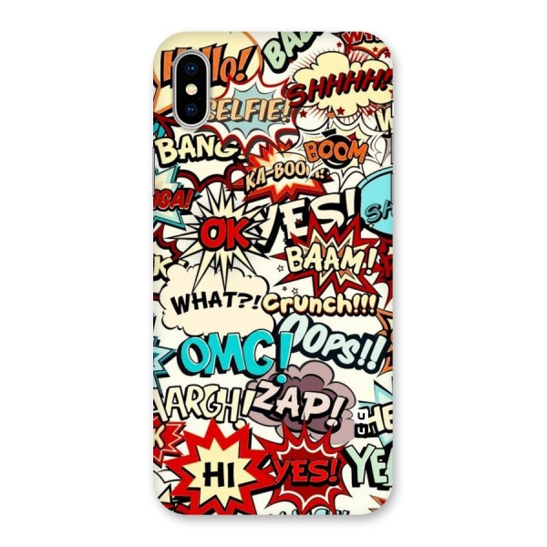 Boom Zap Back Case for iPhone X