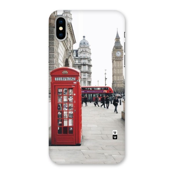 Booth In Red Back Case for iPhone X
