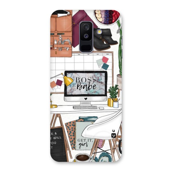 Boss Babe Back Case for Galaxy A6 Plus