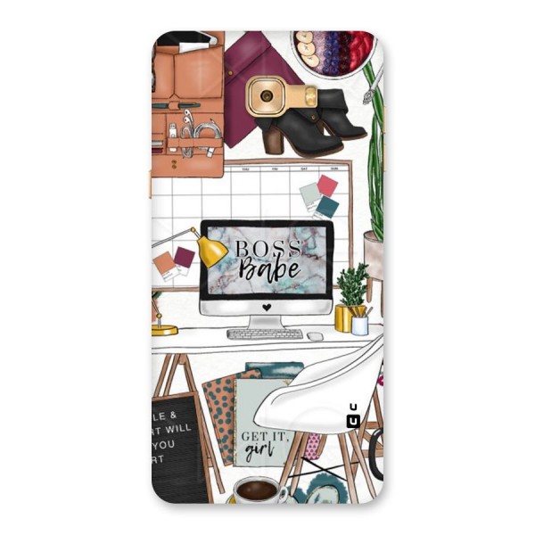Boss Babe Back Case for Galaxy C9 Pro