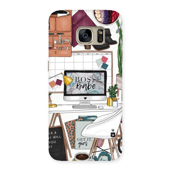 Boss Babe Back Case for Galaxy S7