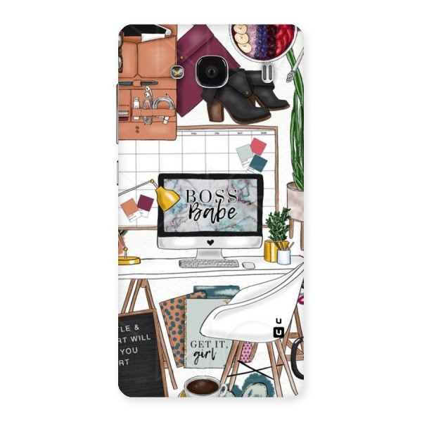 Boss Babe Back Case for Redmi 2