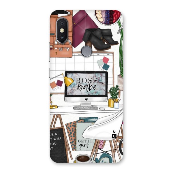 Boss Babe Back Case for Redmi Y2