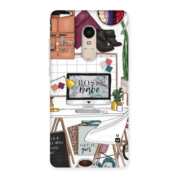 Boss Babe Back Case for Xiaomi Redmi Note 4