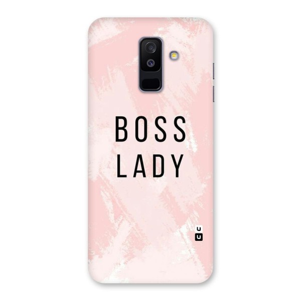 Boss Lady Pink Back Case for Galaxy A6 Plus